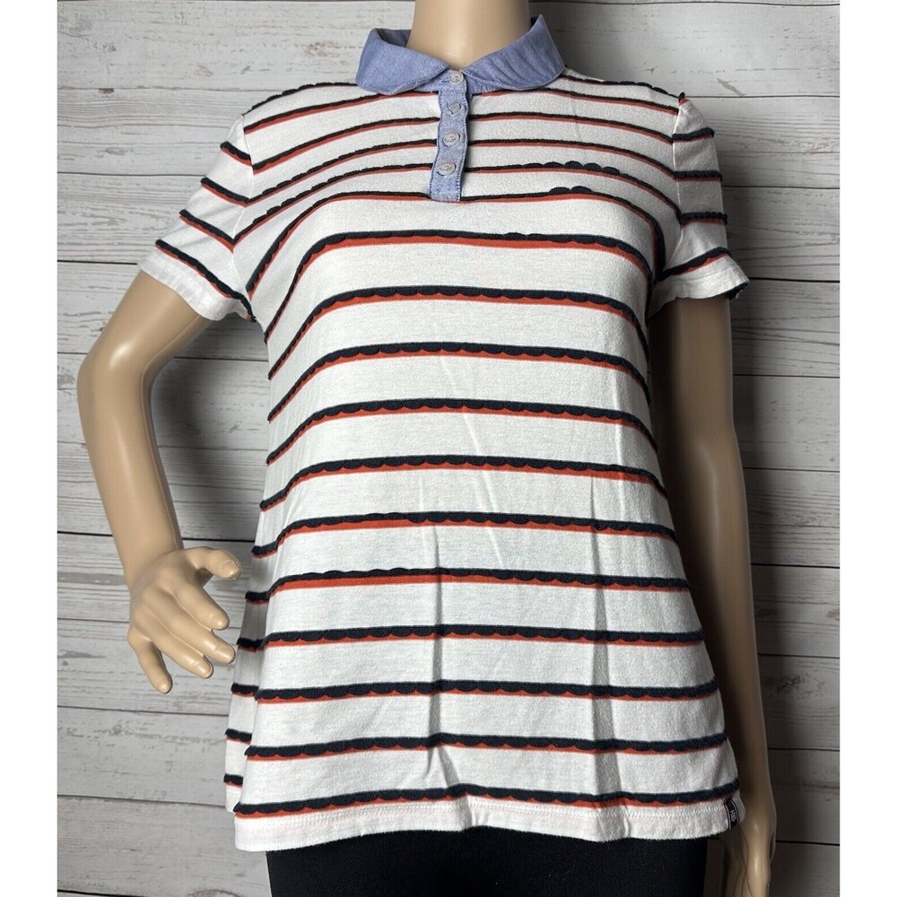 Tommy Hilfiger Polo Shirt Scallop Striped